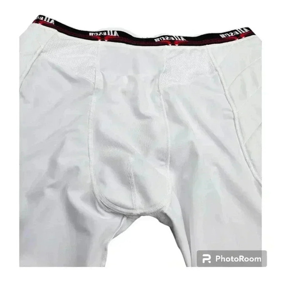 Alleson Sliding Shorts Men's Baseball White Style# DASLPM XL or 2 XL NWT - Picture 3 of 8